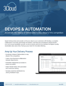 DevOps & Automation Datasheet
